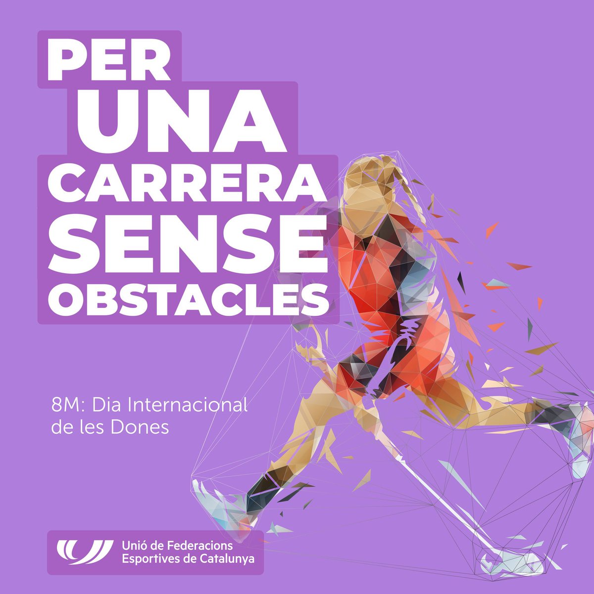 🟣✊🏽 La presidenta <a href="/merce_rosich/">Mercè Rosich</a> va assistir ahir a l’acte de <a href="/UFECcat/">Unió de Federacions Esportives de Catalunya</a> en homenatge al #8M 

Amb el lema “per una carrera sense obstacles”, es va entregar també el premi “per la Igualtat en l’esport” a la nostra atleta de trail, Anna Comet.