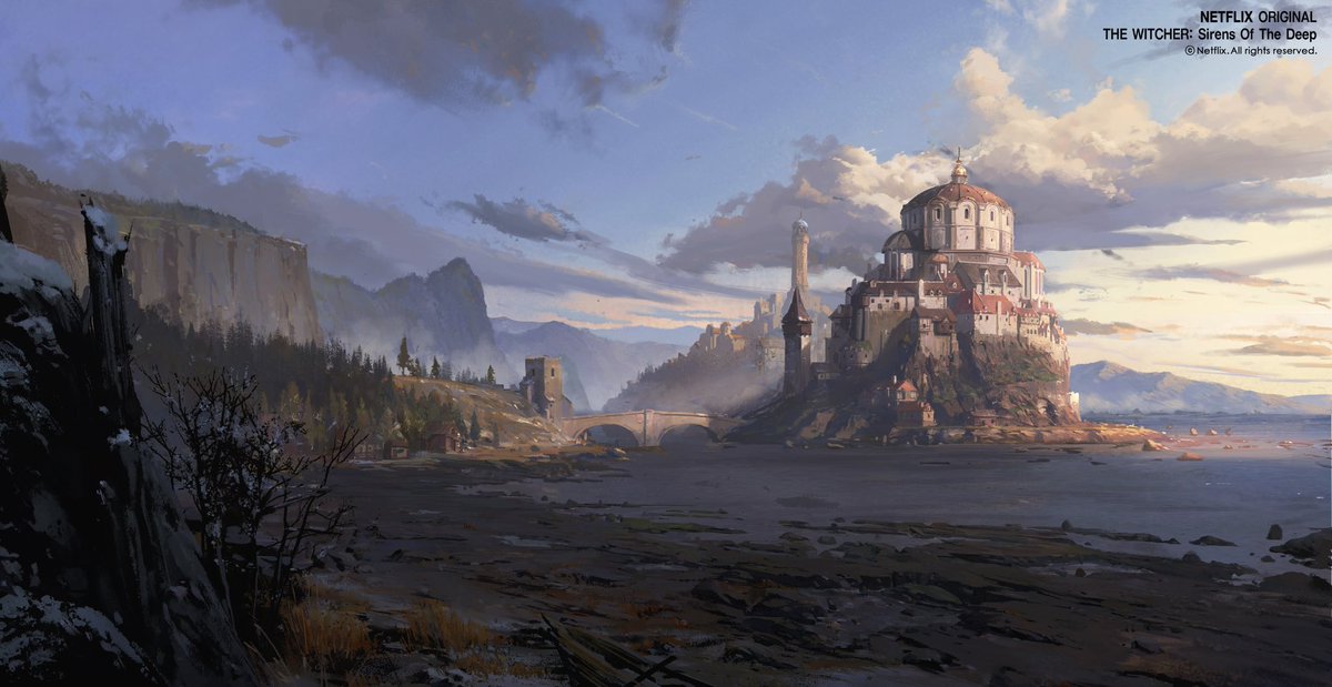 Here’s Concept art I did for The Witcher : Siren of the deep. Hope you like this  show ! 

 art director : Dongick Lee. 

3년전에 작업했던 위쳐 애니메이션 초기 컨셉아트 입니다 시간이 너무 빠르네여,, ad님이 많이 알려주셨습니다