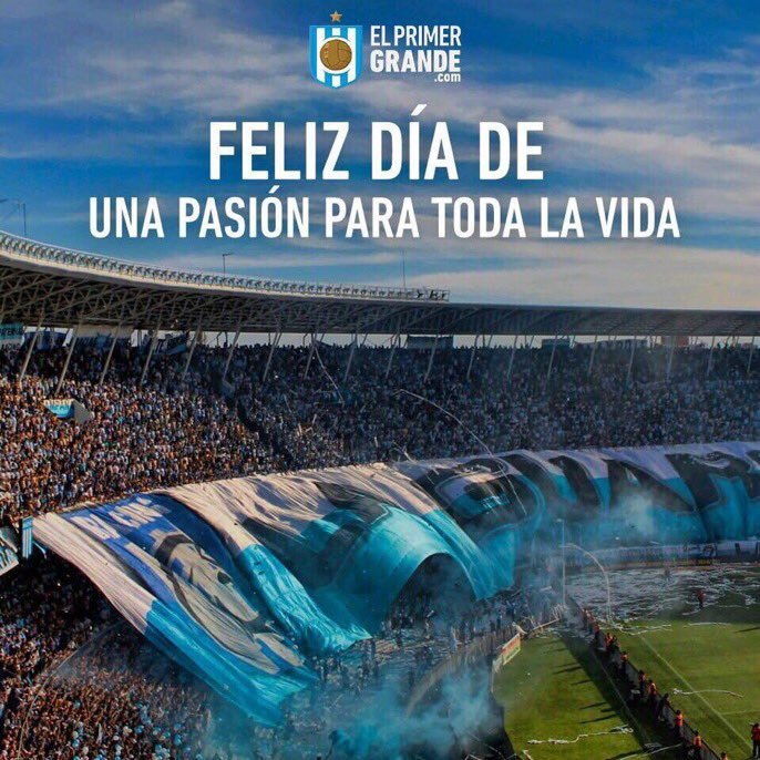 Feliz día, Hincha de Racing!!!