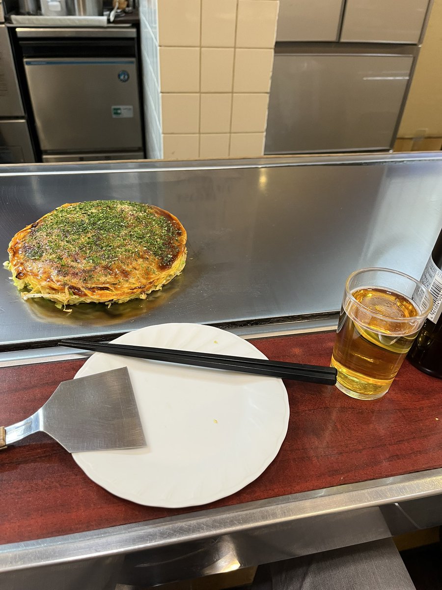 めちゃ久しぶりの広島風お好み焼き