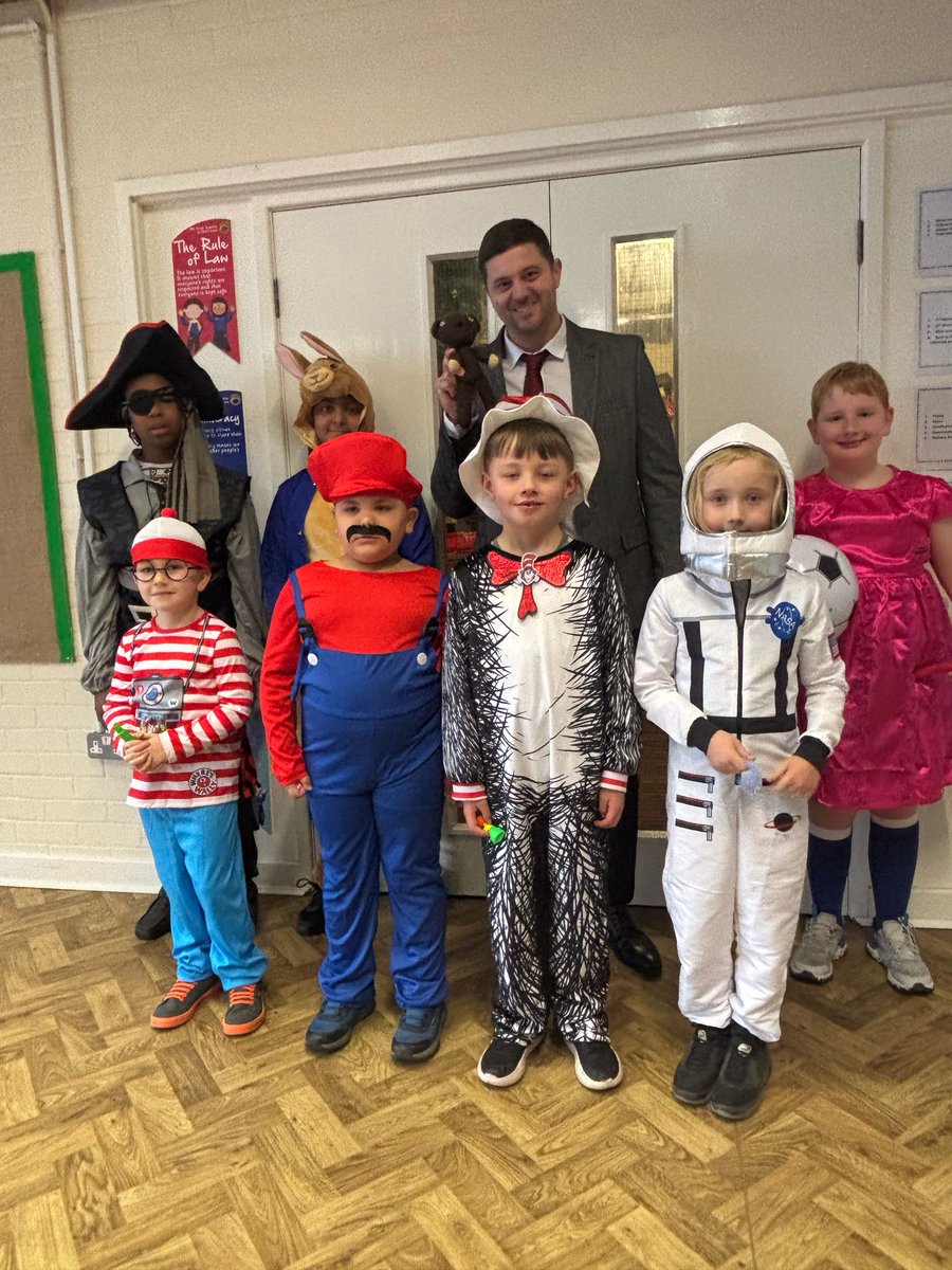 Our world book day winners! Well done to all the children and staff who joined in!