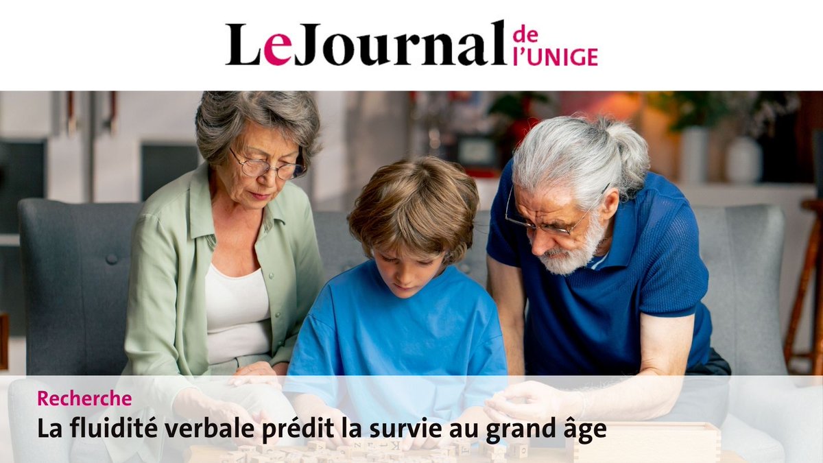 🧠L’indicateur cognitif le plus fortement associé à une plus longue espérance de vie est celui qui mesure la facilité d’une personne à trouver des mots appartenant à une certaine catégorie.

Découvrez les commentaires de Paolo Ghisletta, professeur au sein de la Faculté de