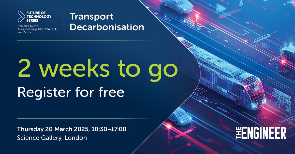 Two weeks till Decarbonising Transport: Bust or Boom for the Automotive Industry? 🚗💥
Find out at the #FutureofTechSeries!

📅 20 Mar, 10:30-17:00 | 🏛️ Science Gallery London

🌍 Discussing EVs, alternative strategies, connected cars, &amp; more.

Register 👉 okt.to/OtmK7i