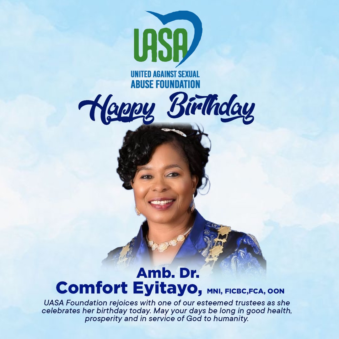 UASA Foundation Celebrates with two of  our Esteemed Trustees Dr Heritage Kristilere and Dr Comfort Eyitayo as they mark another year of life. We pray that your days continue to be long in good health, prosperity, and in dedicated service to God and humanity. 

#UASA #birthday