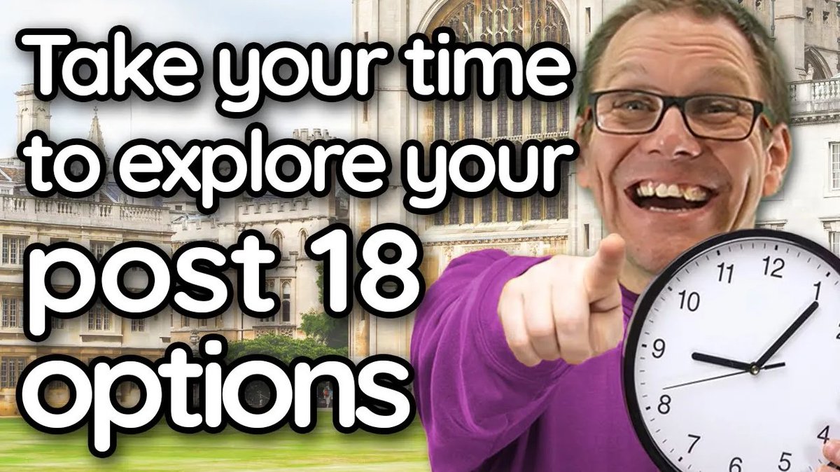 🎓 What’s next Post-18? Uni, apprenticeships, work - so many options! This video breaks them down to help you decide your next step.

🎥 Watch now:  youtu.be/n1a_cBaPF4Y