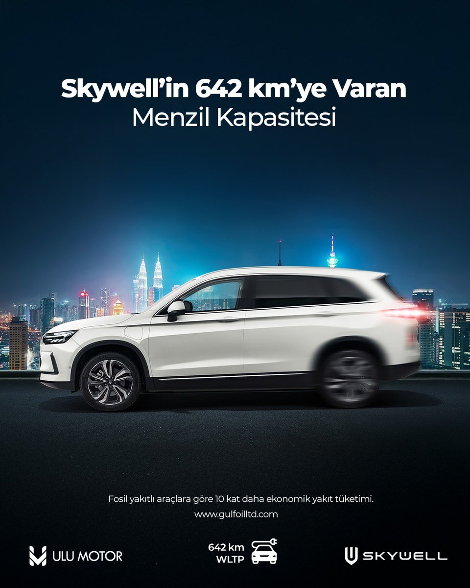 Skywell ile Sınırları Zorlayın!
642 km'ye varan menzil kapasitesiyle her yolculuk daha özgür, daha uzun. 🚗✨

#Skywell #UzunMenzil #ElektrikliAraç #SürdürülebilirSürüş