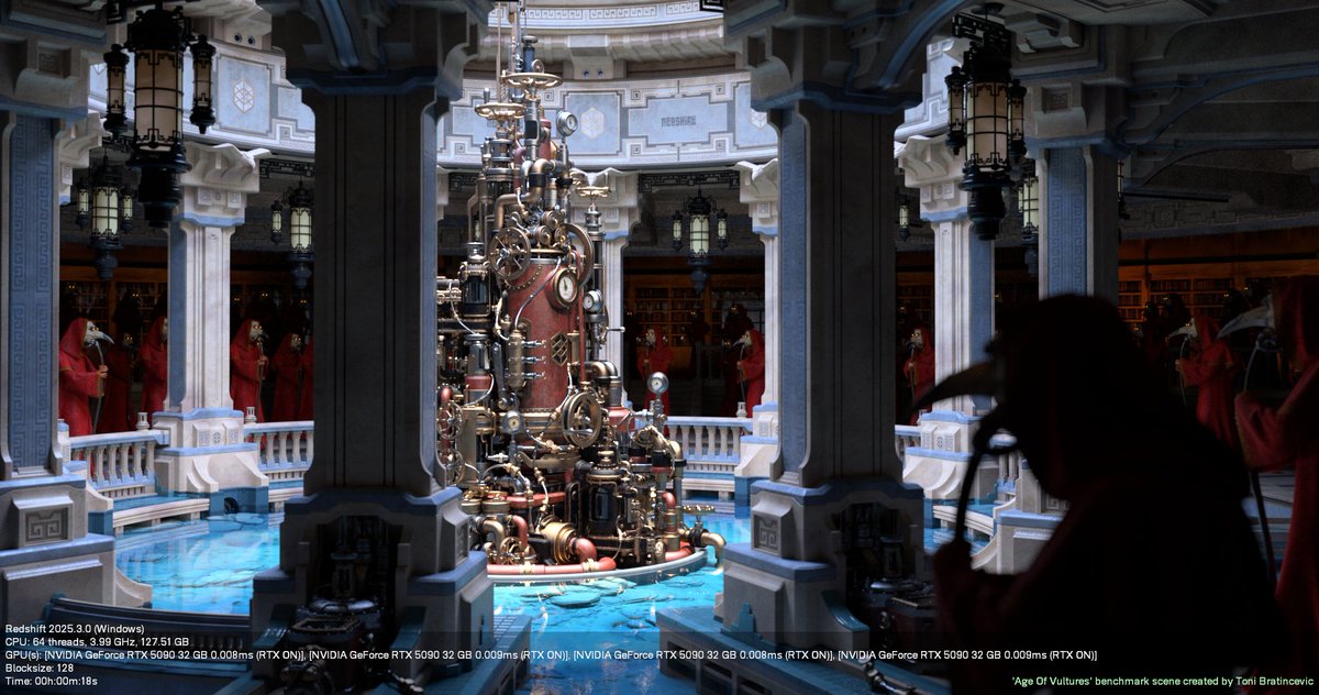 The Nano Pro Early 2025 with Quad Nvidia RTX 5090

Maxon's Redshift Benchmark

18 seconds...

#redshift #nanopro #quad5090 #3drendering #redshiftbenchmark