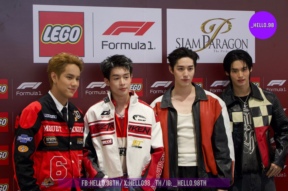 Hello98_th's tweet photo. “ต่อ-วิน-นนน-นิว“
เตรียมพาทุกคนสัมผัสประสบการณ์สุดมันส์ของการแข่งขัน Formula 1® สู่โลกแห่งตัวต่อ LEGO F1® ในงาน “Experience the Thrill” 

#LEGOxWin #LEGOxNanon
#mynameisnanon #WinMetawin
#new_chayapak #Thanapob_lee
#LEGOBuildTheThrill https://t.co/CGCwhhW9C5