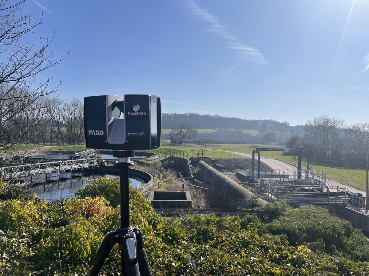 Scanning a waste water treatment works isn't that bad especially when there's nice weather out like there was yesterday. 

#PointSCAN #pointscan #laserscanner #laserscanning #3dlaserscanning #wastetreatment