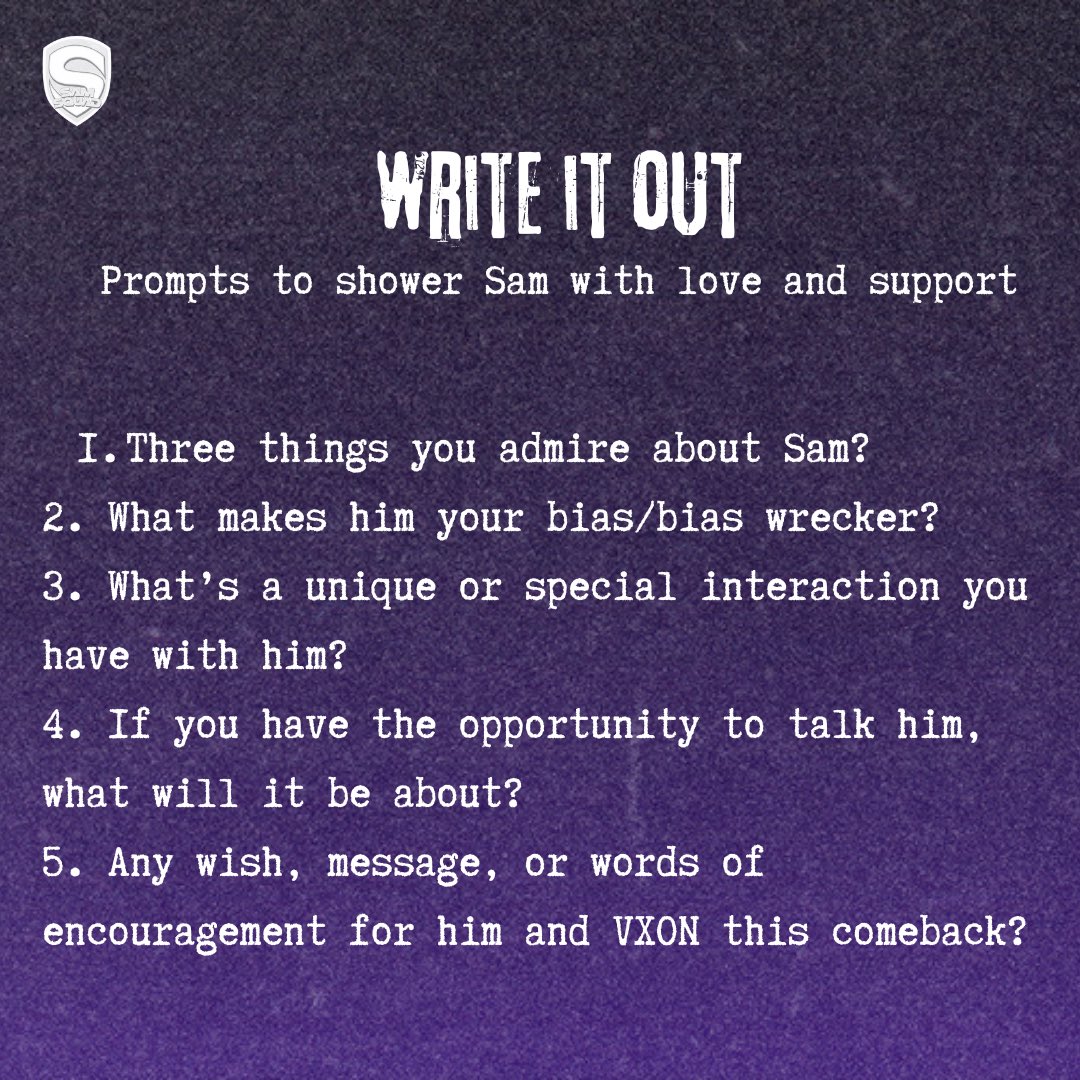 [Tag Booster!] 

Show your love for Sam by answering these questions! 🫶 Use our hashtag 😉

TABI TABI PO SAM
#VXON_Comeback 
#VXON_TabiTabi
<a href="/vxonofficial/">VXON</a> #VXON