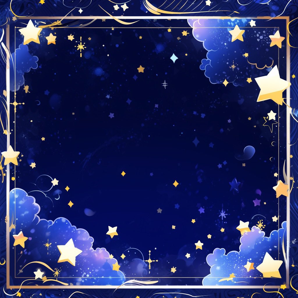 ( ϶'ᗜ')϶＜星空フレーム背景✨

久しぶりのシリーズです❣️
スクエアサイズでIRIAMに使いやすい、
夜空の背景胃素材です☺️
イリアムのサムネイルや、その他何にでもお使いください☺️

🆗加工、商用利用
🆖自作発言、再配布
#あまりのフリー素材 #AI
#IRIAM素材 #配信素材 #Vtuber素材