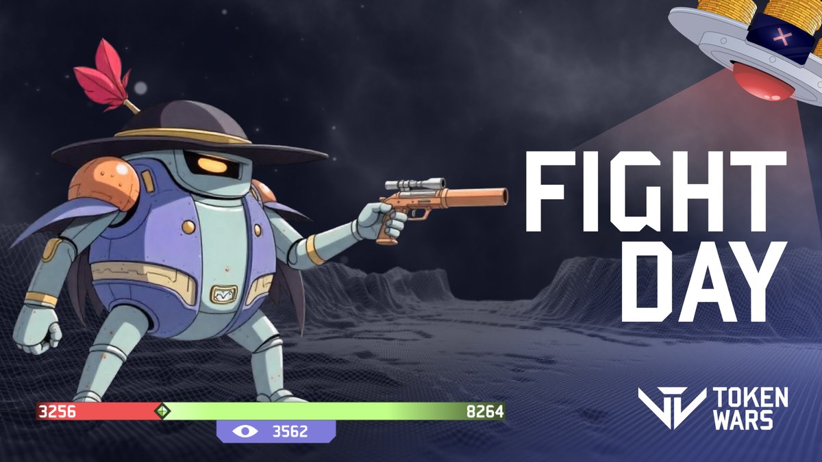 tokenwars (@tokenwars_io) on Twitter photo Token War Day is Here!
Want to join the battle? ⚔️
1️⃣ Whitelist your wallet: battles.tokenwars.io
2️⃣ Be ready at 2PM UTC for the showdown
Two tokens, one winner - who will come out on top? Stay tuned! Token War Day is Here!
Want to join the battle? ⚔️
1️⃣ Whitelist your wallet: battles.tokenwars.io
2️⃣ Be ready at 2PM UTC for the showdown
Two tokens, one winner - who will come out on top? Stay tuned!