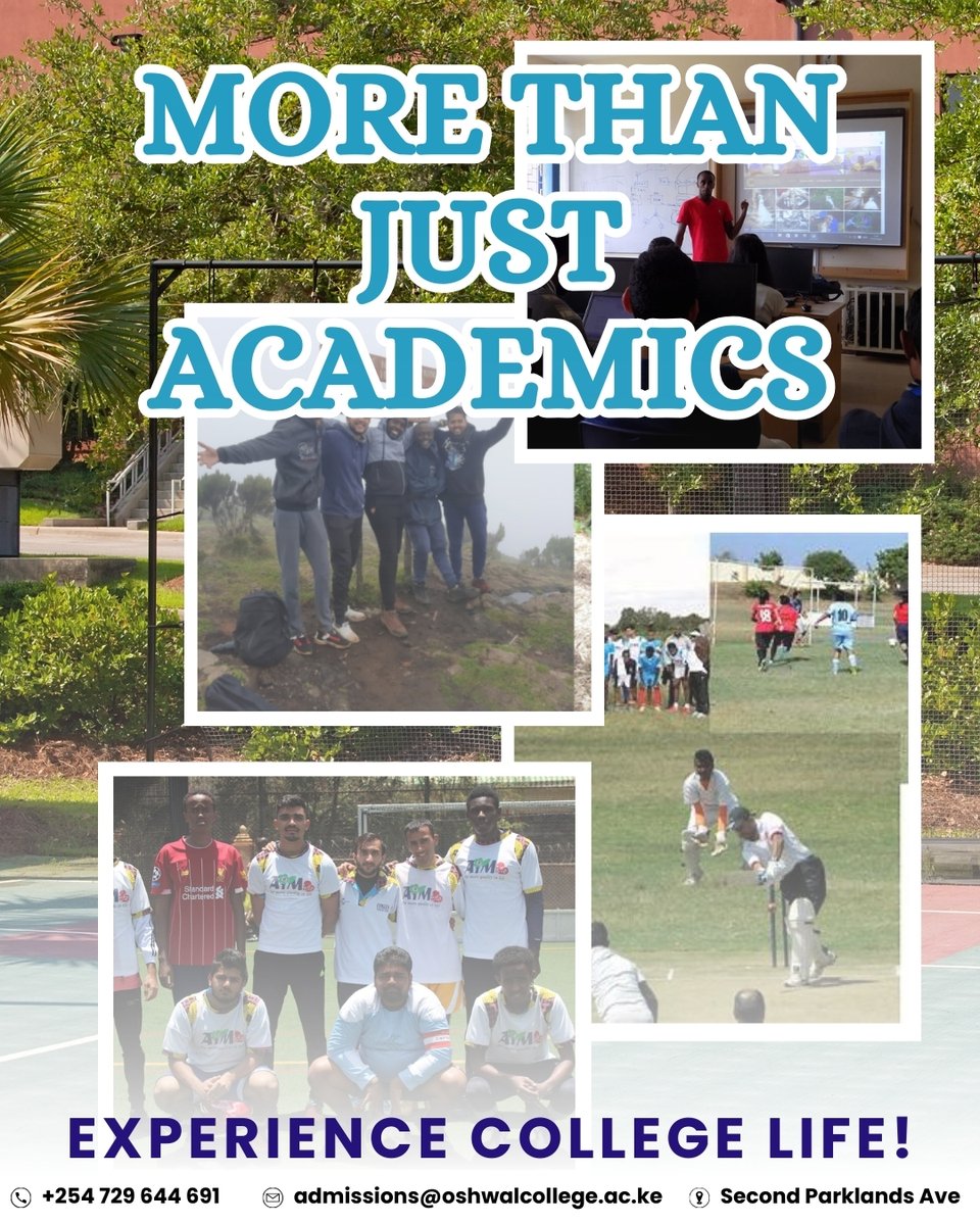 📚 More Than Just Academics! ⚽🎭 Oshwal College offers sports, leadership programs &amp; clubs to shape well-rounded students ready for success!

#OshwalCollege #BeyondAcademics #StudentLife #Leadership #Sports  #CollegeExperience #SkillBuilding #FutureLeaders  #StudyInKenya
