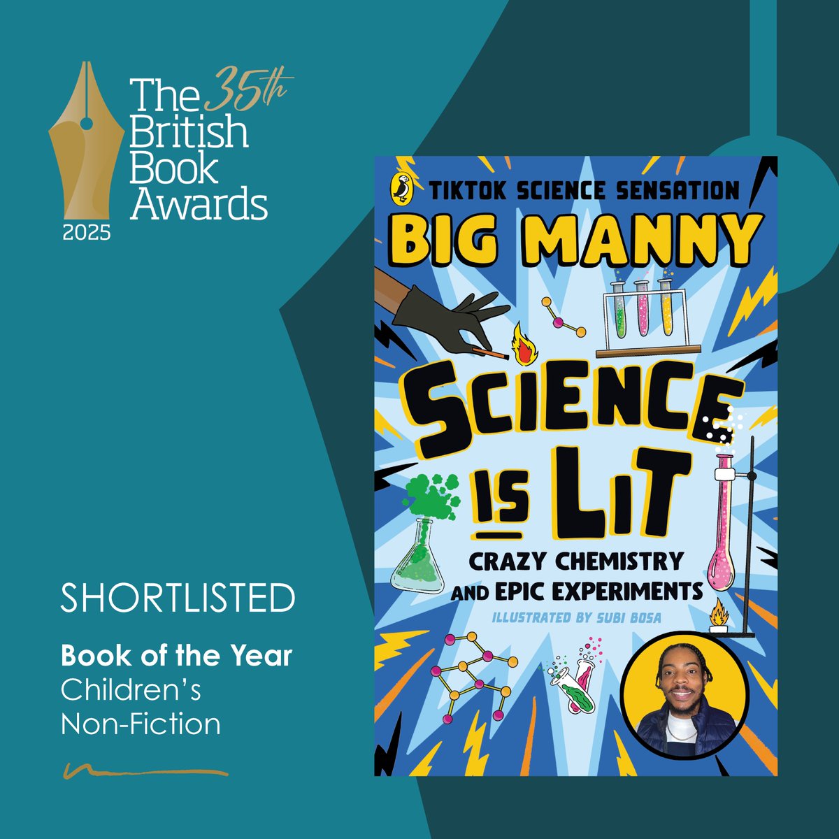 PuffinBooks (@puffinbooks) on Twitter photo Congratulations to all 3 of our books shortlisted for the #BritishBookAwards! 🎉
<a href="/wimpykid/">Jeff Kinney</a> and <a href="/hurrahforgin/">Katie Kirby</a> are shortlisted in the Children's Fiction category, and <a href="/bigmanny1_/">Big Manny</a> in Children's Non-Fiction.
Winners to be announced on 12th May - best of luck to our authors! #Nibbies Congratulations to all 3 of our books shortlisted for the #BritishBookAwards! 🎉
<a href="/wimpykid/">Jeff Kinney</a> and <a href="/hurrahforgin/">Katie Kirby</a> are shortlisted in the Children's Fiction category, and <a href="/bigmanny1_/">Big Manny</a> in Children's Non-Fiction.
Winners to be announced on 12th May - best of luck to our authors! #Nibbies