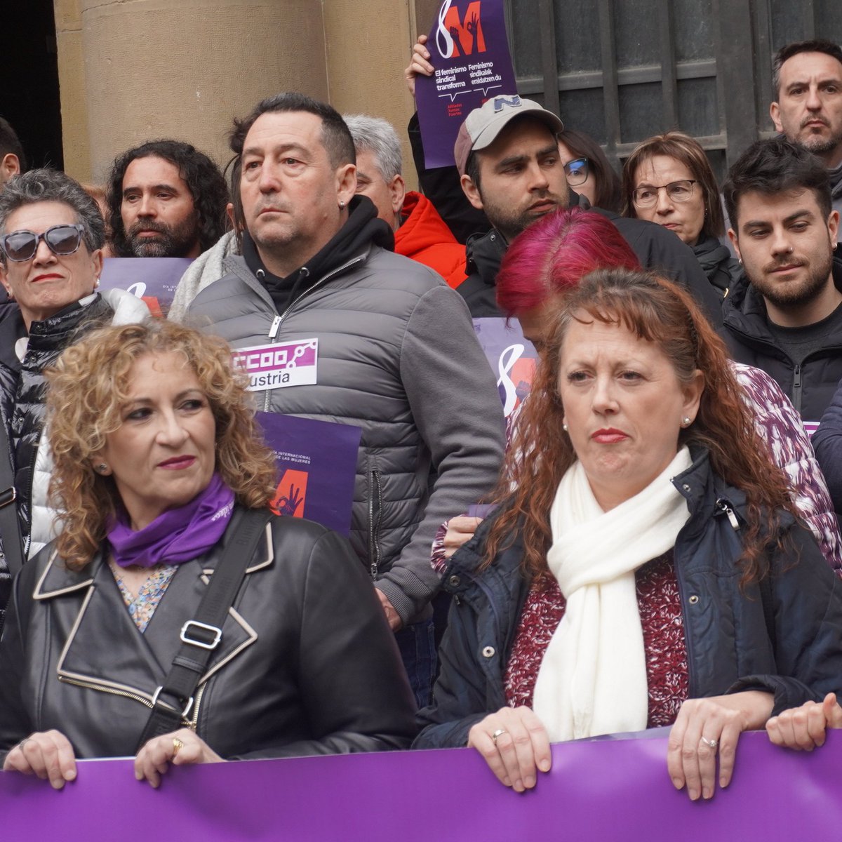 ccoonavarra's tweet photo. ✊Nos concentramos para conmemorar el 8M

📣Desde el sindicalismo internacionalista, feminista y de clase: reivindicación, recuerdo y lucha para lograr la igualdad real y efectiva entre hombres y mujeres.

Toda la info ✍️https://t.co/kBqbs11KBF

#8M #AfiliadasJuntasFuertes https://t.co/MMpqCXTPJD