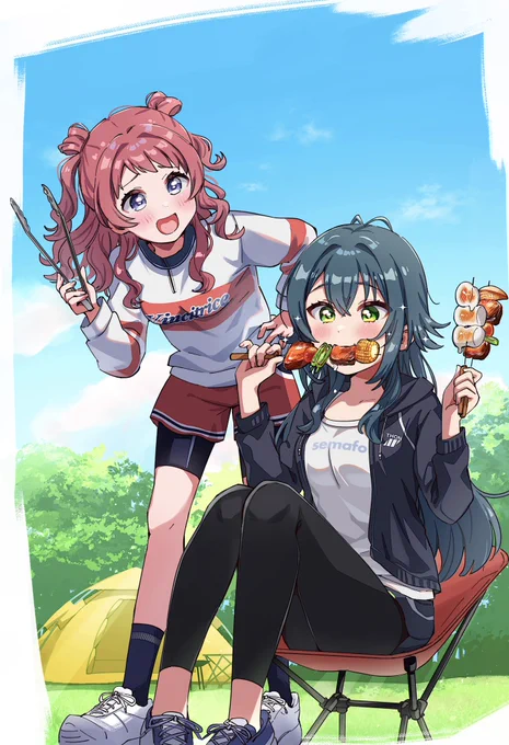 咲季と手毬がふたりでキャンプに行く話(1/3) 