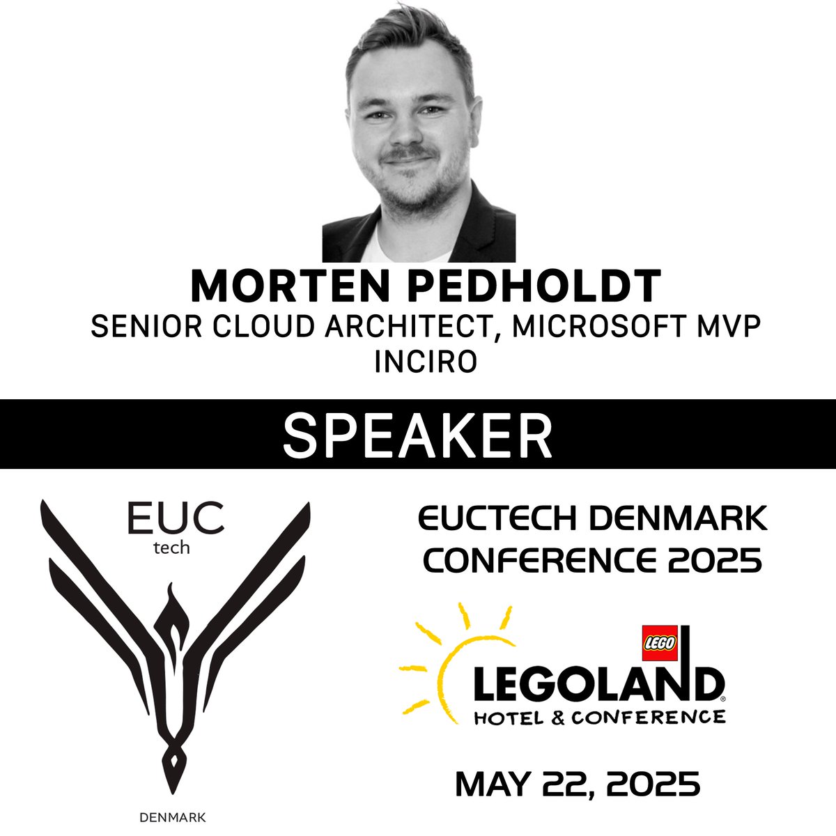 EUCtech Denmark (@euctechdk) on Twitter photo We are excited to have <a href="/MortenPedholt/">Morten Pedholt - MVP</a> Senior Cloud Architect at inciro speaking at EUCtech Denmark Conference 2025.
Morten Pedholt will deliver a session about:
Protecting Your Windows 365 Environment
Secure your ticket aka.ms/EUCdenmark We are excited to have <a href="/MortenPedholt/">Morten Pedholt - MVP</a> Senior Cloud Architect at inciro speaking at EUCtech Denmark Conference 2025.
Morten Pedholt will deliver a session about:
Protecting Your Windows 365 Environment
Secure your ticket aka.ms/EUCdenmark