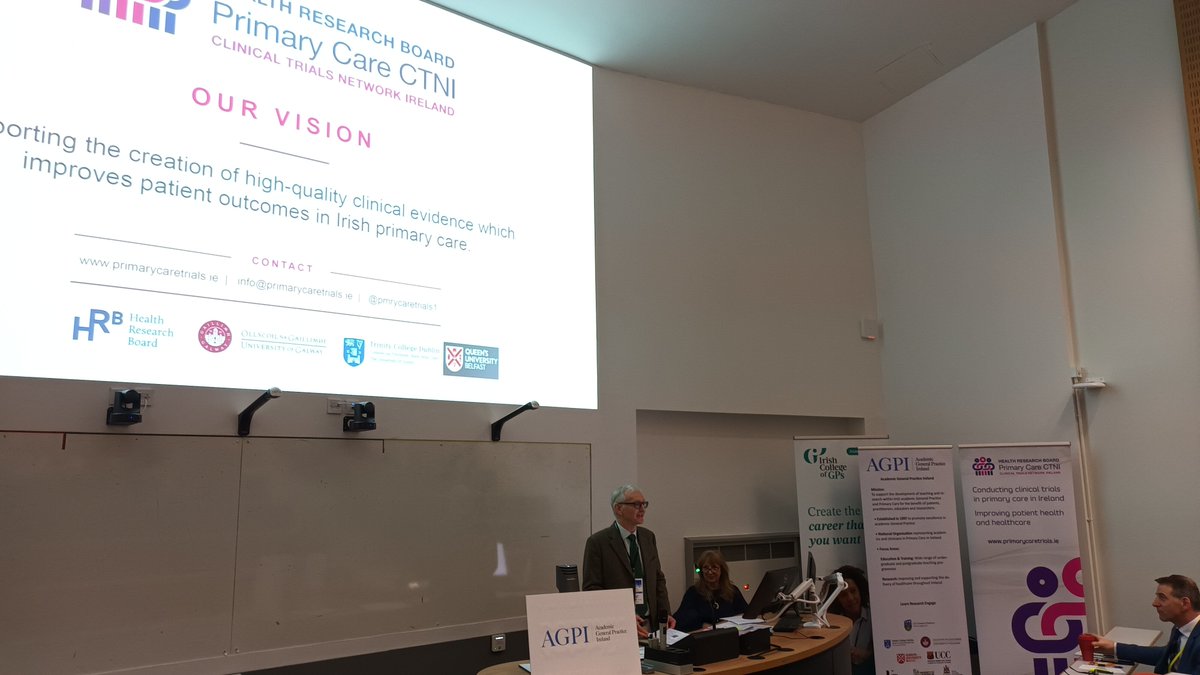 HRB PrimaryCare CTNI (@pmrycaretrials1) on Twitter photo Delighted to be here with colleagues in <a href="/QUBelfast/">Queen's University Belfast 🎓</a> for #AGPI25 <a href="/Academic_GP_Irl/">AGPI</a> and settling in for 2 busy days, starting with <a href="/dclovesgp/">Caroline Mitchell Appelqvist</a> introduced by our own Prof Andrew Murphy Delighted to be here with colleagues in <a href="/QUBelfast/">Queen's University Belfast 🎓</a> for #AGPI25 <a href="/Academic_GP_Irl/">AGPI</a> and settling in for 2 busy days, starting with <a href="/dclovesgp/">Caroline Mitchell Appelqvist</a> introduced by our own Prof Andrew Murphy