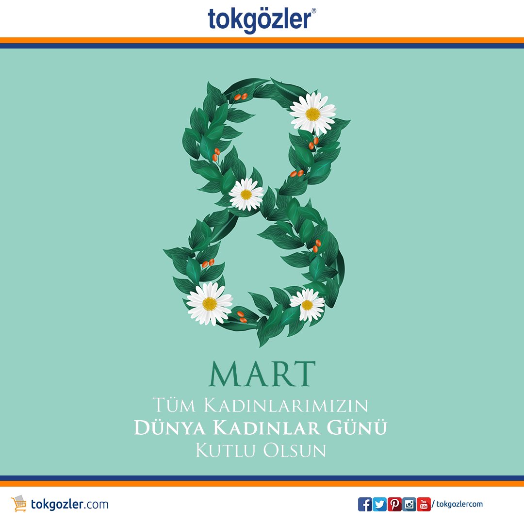 Tüm Kadınlarımızın Dünya Emekçi Kadınlar Günü Kutlu Olsun.
►tokgozler.com
#tokgozlercom #8Mart #DünyaKadınlarGünü #DünyaEmekçiKadınlarGünü #Tokgözler #Türkiye