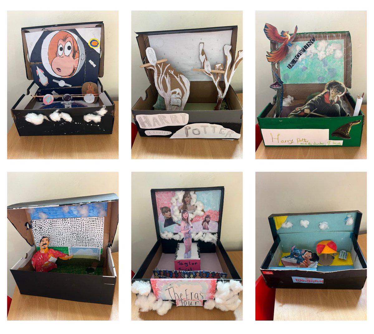Some fab examples of the story box diorama’s from <a href="/WorldBookDayUK/">World Book Day UK 📚</a>. Well done Class 3 <a href="/Sturtonhead/">Mark Elliott</a> <a href="/MrsG_Gibson/">Mrs Gibson</a>