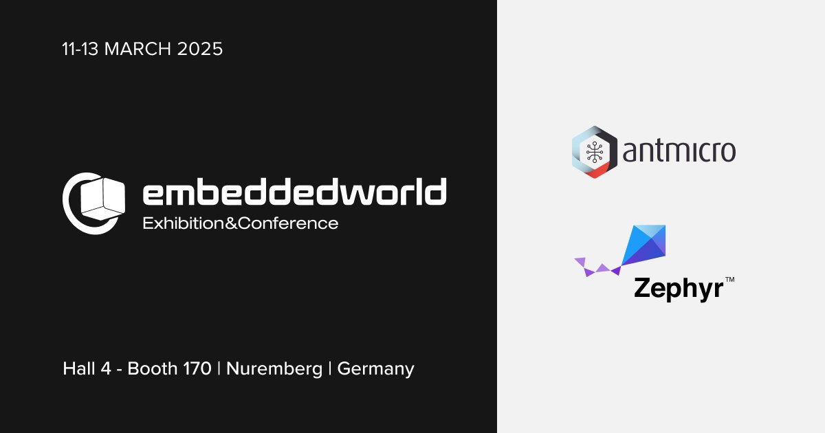 Antmicro (@antmicro) on Twitter photo Meet Antmicro & <a href="/ZephyrIoT/">Zephyr Project</a> at <a href="/embedded_world/">embedded world</a>! Learn to build Zephyr-based products in System Designer and <a href="/renodeio/">Renode framework</a> simulation feat. VSCode plugin, coverage reporting and Zephyr awareness enhancements for faster and smoother development: zephyrproject.org/zephyr-project… <a href="/linuxfoundation/">The Linux Foundation</a> Meet Antmicro & <a href="/ZephyrIoT/">Zephyr Project</a> at <a href="/embedded_world/">embedded world</a>! Learn to build Zephyr-based products in System Designer and <a href="/renodeio/">Renode framework</a> simulation feat. VSCode plugin, coverage reporting and Zephyr awareness enhancements for faster and smoother development: zephyrproject.org/zephyr-project… <a href="/linuxfoundation/">The Linux Foundation</a>