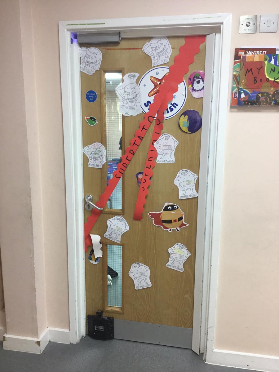 Our classrooms are bursting with creativity as pupils and staff have been busy decorating their doors for World Book Day 📚