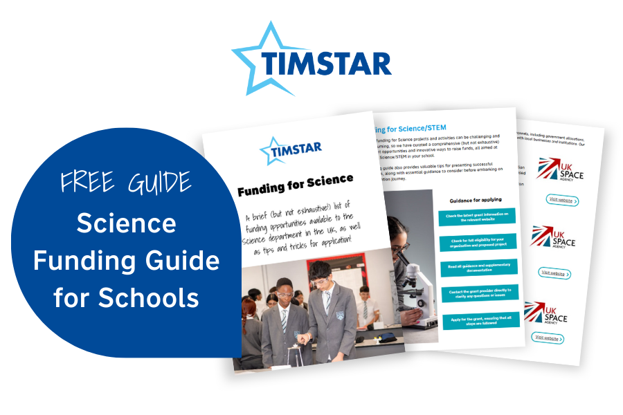 💡 Unlock Funding for Science 💰 

We've compiled a comprehensive guide on grant opportunities and fundraising strategies to support Science/STEM projects in your school!  

Plus, get expert tips on how to successfully navigate applications. 

Download your FREE copy now: