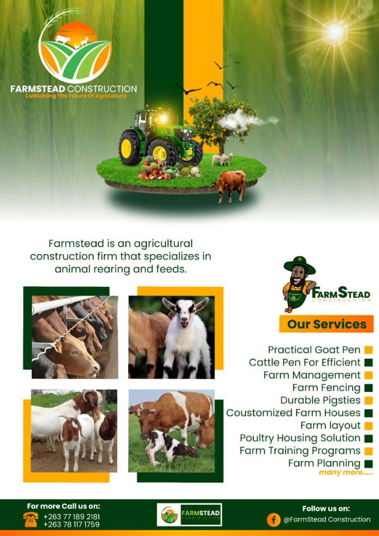 Farmstead_Const's tweet image. Hello Farmers 👨‍🌾, looking for a way to improve your livestock housing? Worry not because we make your dreams come true. structur.... The choice is yours to make.

Contact us NOW on +263771892181/0719299353 for inquiries.#LivestockFarming