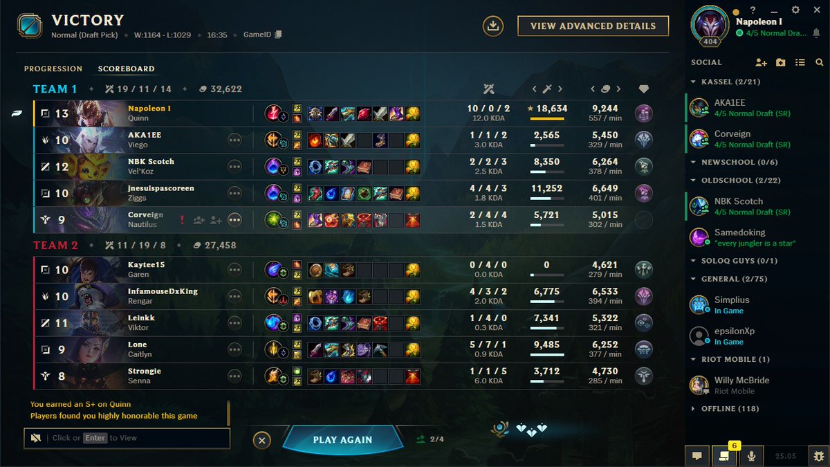 Napoleon_MtG's tweet photo. I finally did it. The perfect game.
Garen was present the entire Game but #topdiff created a Vacuum in spacetime that Made garen actually Deal 0 damage to Champs the entire Game. https://t.co/oupDGSwjtX