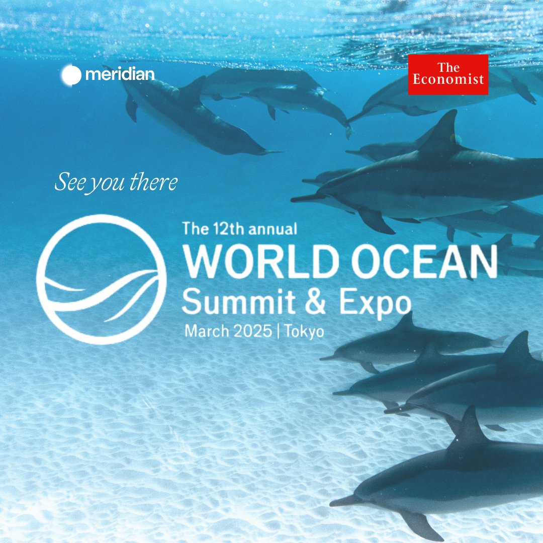 Meridian (@meridianagency_) on Twitter photo 🇯🇵 Are you attending this year’s #WorldOceanSummit & Expo in #Tokyo?
💙 We can’t wait to engage with fellow ocean colleagues and support our many amazing clients on site: <a href="/seabed2030/">Seabed 2030</a>, <a href="/oceancensus/">Ocean Census</a> <a href="/MangroveProject/">Mangrove Action Project</a>, and Bright Tide.
Drop us a line and let’s meet up! 👇 🇯🇵 Are you attending this year’s #WorldOceanSummit & Expo in #Tokyo?
💙 We can’t wait to engage with fellow ocean colleagues and support our many amazing clients on site: <a href="/seabed2030/">Seabed 2030</a>, <a href="/oceancensus/">Ocean Census</a> <a href="/MangroveProject/">Mangrove Action Project</a>, and Bright Tide.
Drop us a line and let’s meet up! 👇