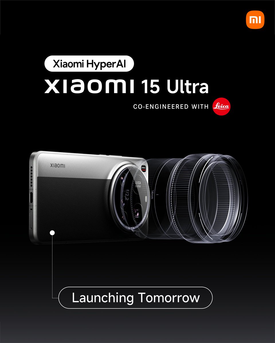 XiaomiNepal's tweet photo. A New Era of Smartphone Photography Begins Tomorrow! Xiaomi 15 Ultra, powered by Leica’s legendary optics, launches tomorrow! Are you ready to elevate your photography game? #XiaomiNepal #Xiaomi15Ultra #XiaomiLeica #LaunchingTomorrow https://t.co/YqeyGg7tPo