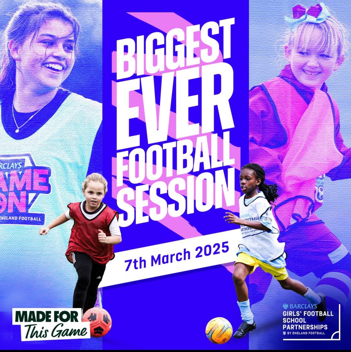 Northern Warwickshire School Games (@schoolgames_nw) on Twitter photo Over 2000 girls and counting are joining the <a href="/BarclaysFooty/">Barclays Football</a> Biggest Ever Football Session in Northern Warwickshire today πͺ #LetGirlsPlay #MadeforthisGame Over 2000 girls and counting are joining the <a href="/BarclaysFooty/">Barclays Football</a> Biggest Ever Football Session in Northern Warwickshire today πͺ #LetGirlsPlay #MadeforthisGame