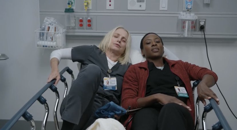 sloansavery's tweet photo. i love them so much my poor mothers are really having the worst shift of their life #thepitt https://t.co/kgkTFf6AL4