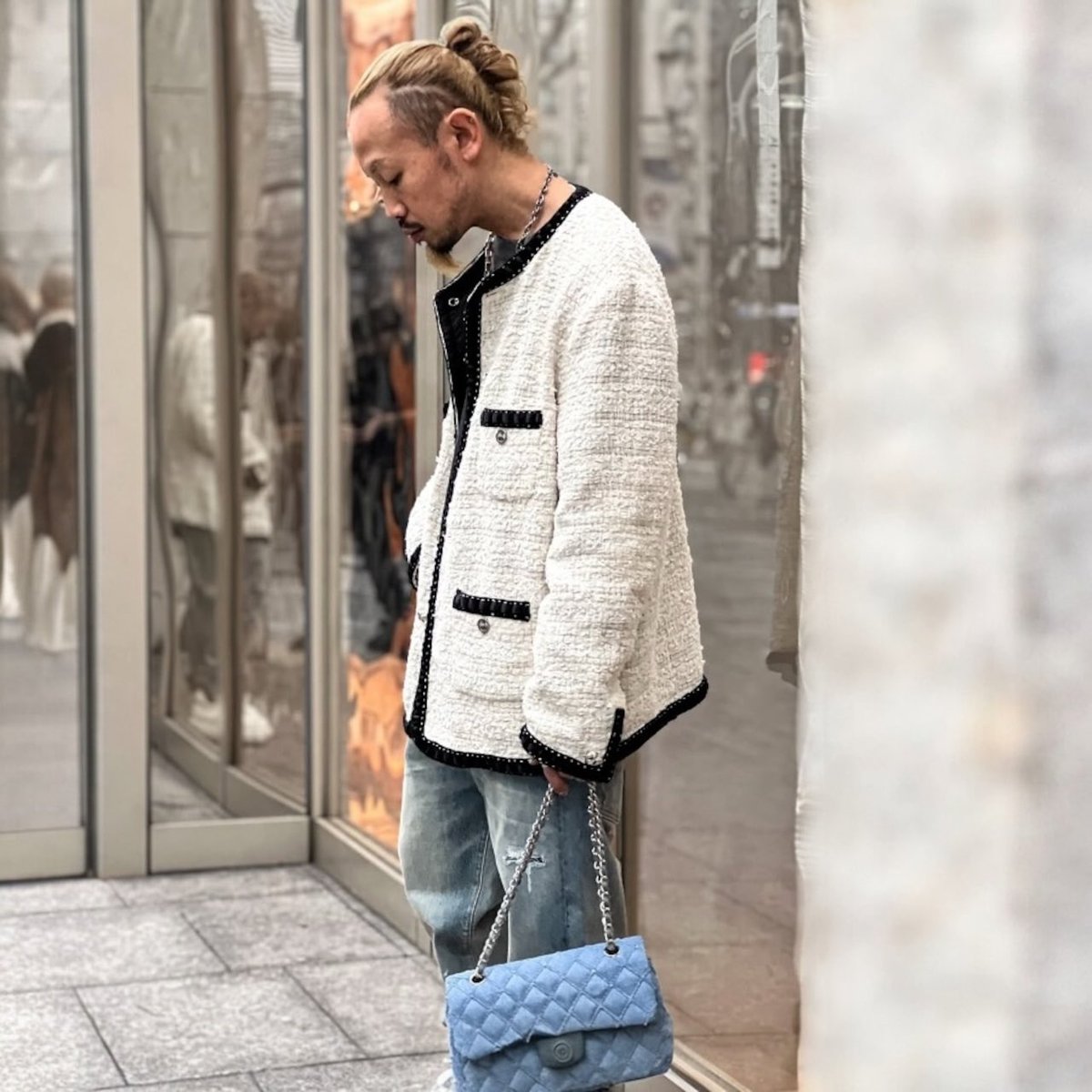 READYMADE】 ♦︎RE-TW-WH-00-00-263/TWEED JACKET/WHITE 【Detail