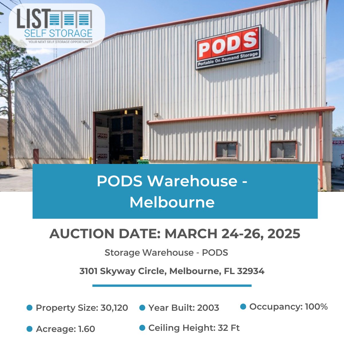 ListSelfStorage's tweet photo. Check out our featured listings by #RealINSIGHT- PODS Warehouse in Florida & Citizen Self Storage in Michigan.
Visit https://t.co/lpSjjsh5SS to explore this opportunity and discover more available properties.
#PropertyListing #ListSelfStorage #DougClark #RealINSIGHT #CWCCapital https://t.co/g8RN9gDf6c