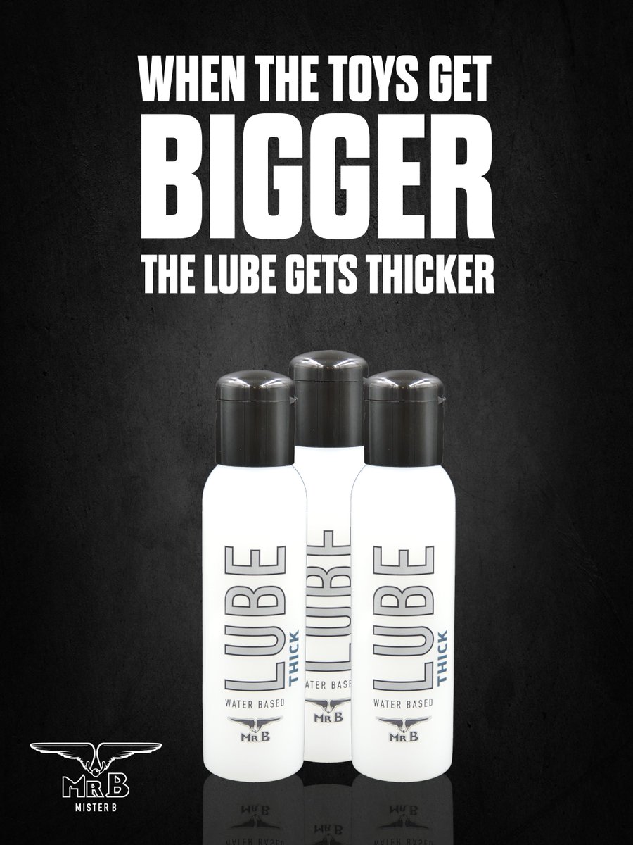 Experience the grip of Mister B LUBE Thick. Its extra-thick consistency ensures longer-lasting pleasure without the stickiness. Ready to elevate your play? ow.ly/Vnom50VbEtn