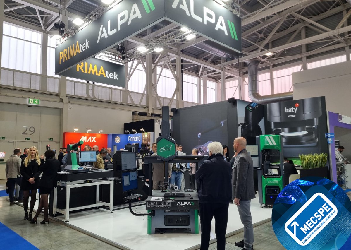 Today marks the last day of the MECSPE exhibition in Italy! Our Italian distributor, ALPA Metrology, are showcasing the Extol 370, the Halo, and our manual CMM, the Fulcrum.

Bring your parts to HALL 29, Stand A56-B55, for a free demo and consultation!