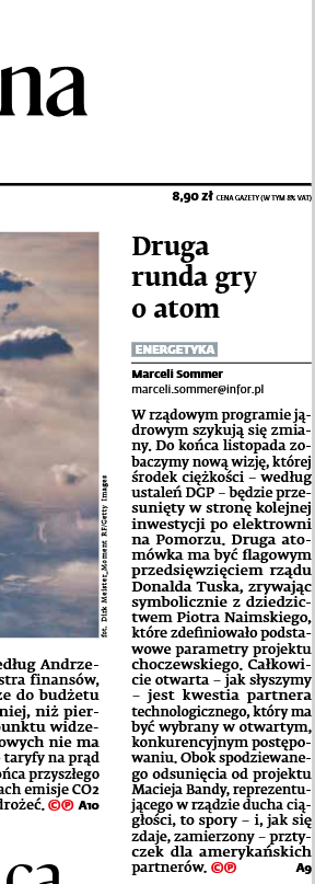 Aktualizacja rządowego programu energetyki jądrowej, wg moich ustaleń, będzie zaprezentowana w czwartek w Katowicach (oficjalne potwierdzenie powinno pojawić się na początku tygodnia). 

A ja przypominam zajawkę dokumentu z <a href="/DGPrawna/">Dziennik Gazeta Prawna</a> (nadal dość aktualna): serwisy.gazetaprawna.pl/energetyka/art…