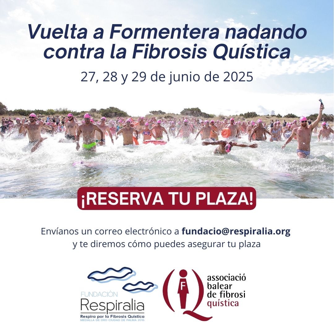 ¡Conoce todas las novedades para la nueva edición de la Vuelta a Formentera nadando contra la Fibrosis Quística! #Respiralia2025  👀➡️respiralia.org/respiralia-202…