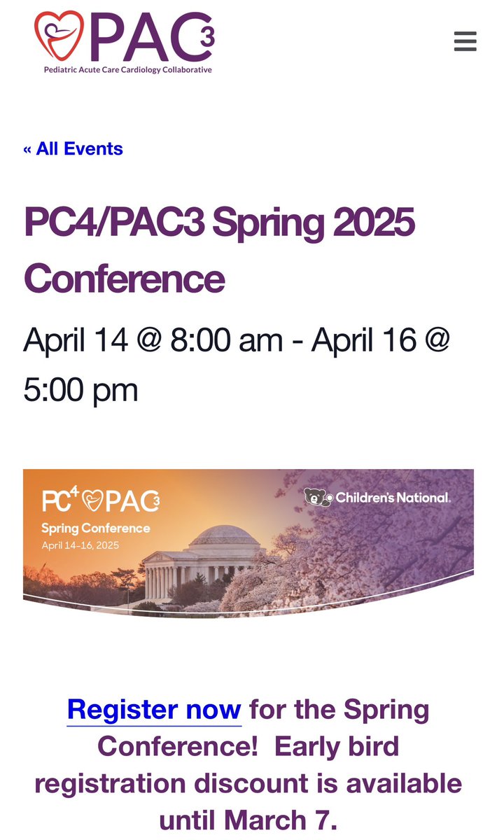Wayne J. Franklin MD (@drwaynefranklin) on Twitter photo We’re proud to host the <a href="/pac3quality/">PAC3quality</a> and <a href="/pc4quality/">PC4 Pediatric Cardiac Critical Care Consortium</a> Spring Conference at <a href="/ChildrensNatl/">Children's National Hospital 🏥</a>!!! Register here ➡️ ce.childrensnational.org/content/day-1-… We’re proud to host the <a href="/pac3quality/">PAC3quality</a> and <a href="/pc4quality/">PC4 Pediatric Cardiac Critical Care Consortium</a> Spring Conference at <a href="/ChildrensNatl/">Children's National Hospital 🏥</a>!!! Register here ➡️ ce.childrensnational.org/content/day-1-…