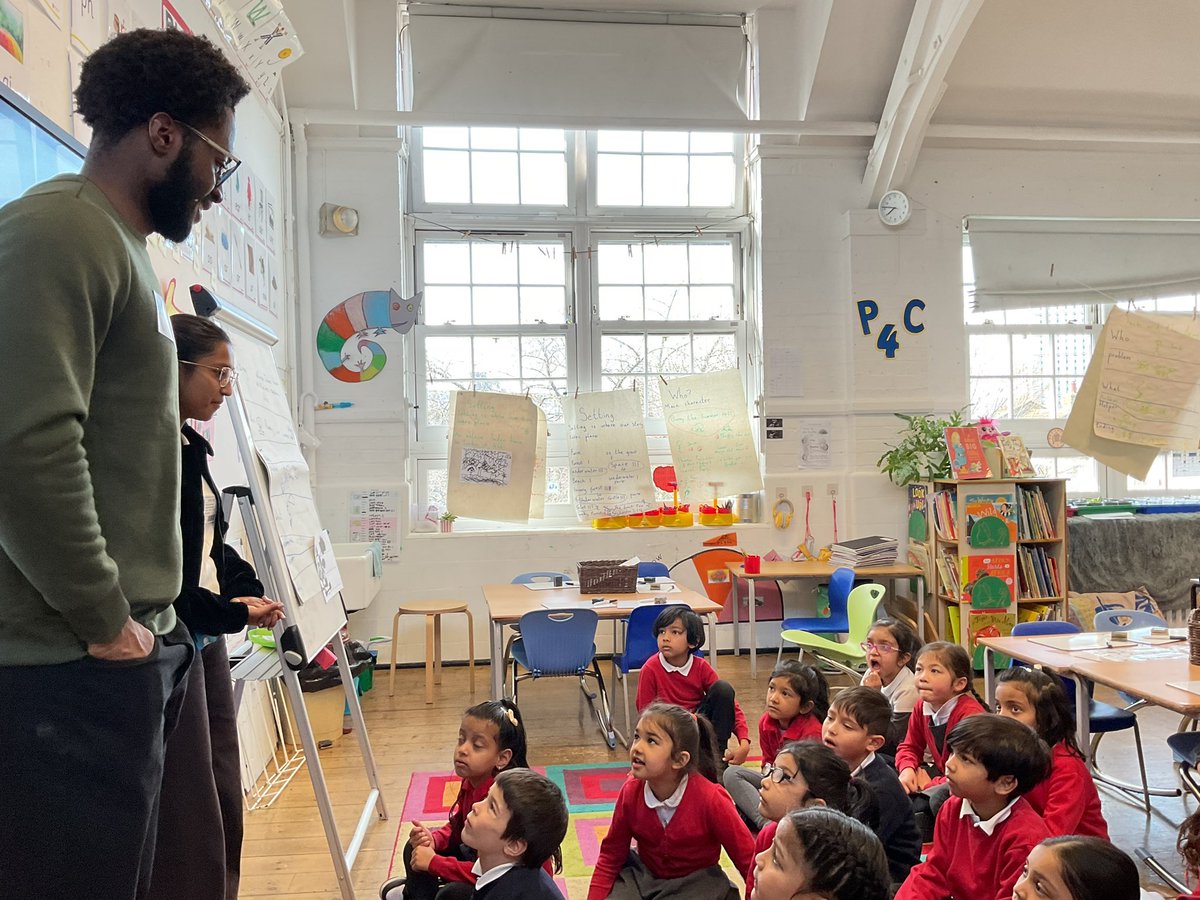 MayflowerSch's tweet image. #WorldofWorkWeek #WOWW Morgan Stanley Software Engineers came to talk to #year1 about their jobs -software, algorithms and Matisse shared what they wanted to be when they grow up.