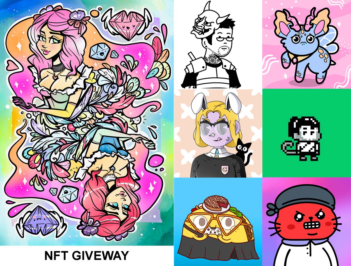 Jlema (@jlemanft) on Twitter photo 🔥NFT Giveaway🔥
7 Winners
7 Prizes
- MUST follow
<a href="/JlemaNFT/">Jlema</a>
<a href="/MetaVixensNFT/">MetaVixens 💎💜</a>
<a href="/pixmanft/">Pixma</a>
<a href="/CrazyBearsNFT/">CrazyBears</a>
<a href="/IceGirlzNFT/">Ice Girlz</a>
<a href="/TheTacoTribe/">Taco Tribe ༼ ง ⊙ᴗ⊙。༽ง 🌮</a>
<a href="/pudgycatsnft/">Pudgy Cats</a>
-Repost, Like, Tag 7 friends
-Comment wallet address
⌛️Start wen reach 500 particpants 🔥NFT Giveaway🔥
7 Winners
7 Prizes
- MUST follow
<a href="/JlemaNFT/">Jlema</a>
<a href="/MetaVixensNFT/">MetaVixens 💎💜</a>
<a href="/pixmanft/">Pixma</a>
<a href="/CrazyBearsNFT/">CrazyBears</a>
<a href="/IceGirlzNFT/">Ice Girlz</a>
<a href="/TheTacoTribe/">Taco Tribe ༼ ง ⊙ᴗ⊙。༽ง 🌮</a>
<a href="/pudgycatsnft/">Pudgy Cats</a>
-Repost, Like, Tag 7 friends
-Comment wallet address
⌛️Start wen reach 500 particpants