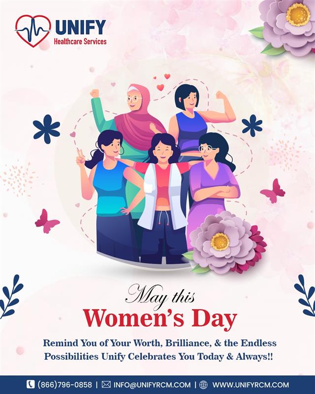unifyrcm's tweet image. Women have the potential to shape the future of mankind.
On Women&apos;s Day, Unify Healthcare Services Honors the Power of Every Woman!

#UnifyHeathcareServices #UnifyRCM #UnifyGroup #WomensDay #InternationalWomensDay #CelebrateWomen #WomenEmpowerment #EmpowerWomen #GirlPower