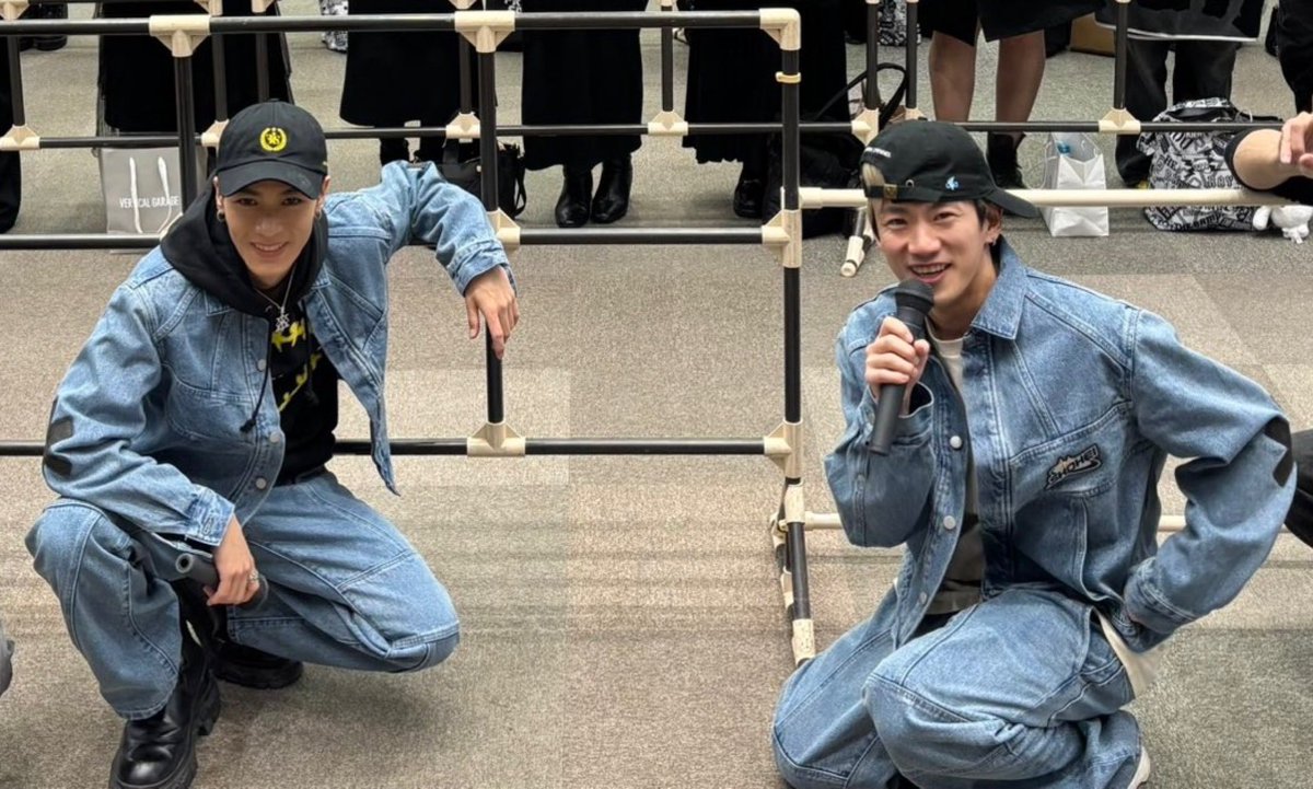 o_oyukiya's tweet image. アルバム「RENEW」リリイベ大阪
お揃コーデ壱馬くん&amp;amp;翔平さん兄弟🐺🐵
#RENEWするランペ
#RENEW #projectr 
#THERAMPAGE #川村壱馬 #浦川翔平