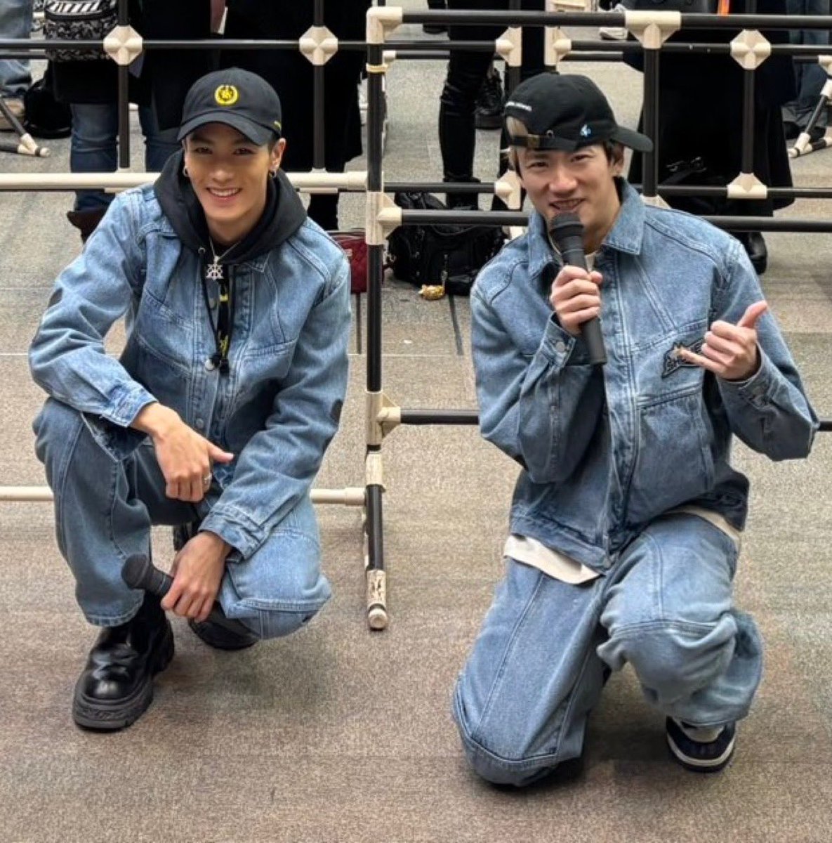 o_oyukiya's tweet image. アルバム「RENEW」リリイベ大阪
お揃コーデ壱馬くん&amp;amp;翔平さん兄弟🐺🐵
#RENEWするランペ
#RENEW #projectr 
#THERAMPAGE #川村壱馬 #浦川翔平