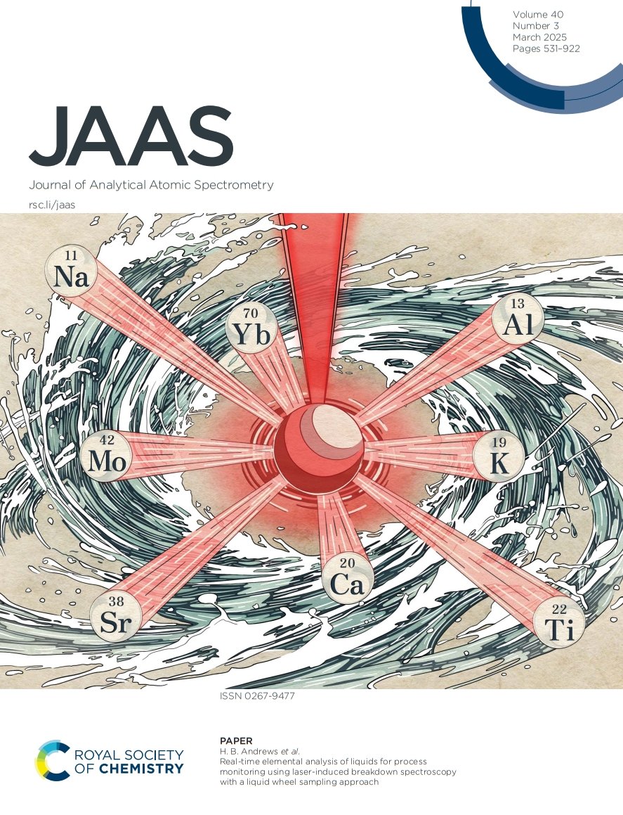 JAAS News (@jaasnews) on Twitter photo Real-time elemental analysis of liquids for process monitoring using laser-induced breakdown spectroscopy with a liquid wheel sampling approach
#OpenAccess from H. B. Andrews et al <a href="/ORNL/">Oak Ridge Lab</a>
pubs.rsc.org/en/content/art⦠Real-time elemental analysis of liquids for process monitoring using laser-induced breakdown spectroscopy with a liquid wheel sampling approach
#OpenAccess from H. B. Andrews et al <a href="/ORNL/">Oak Ridge Lab</a>
pubs.rsc.org/en/content/artā¦