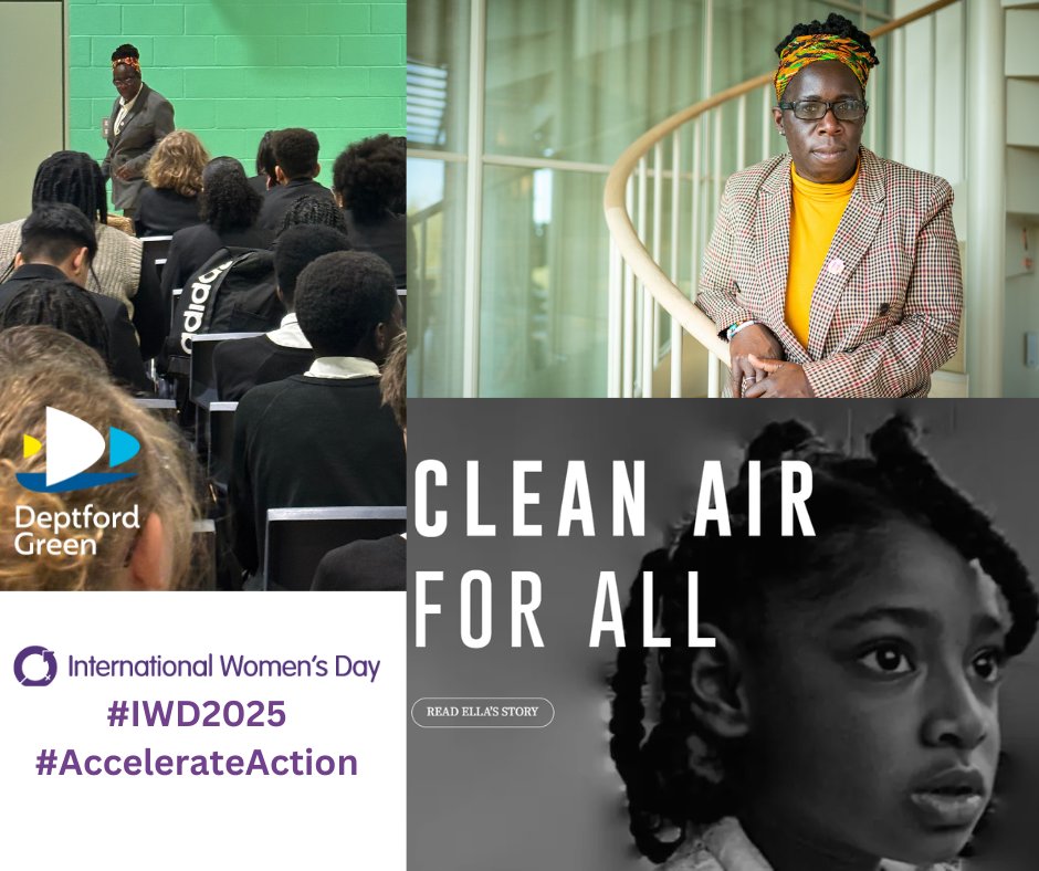 Today Y9 were honoured to be visited by the inspirational <a href="/EllaRobertaFdn/">Dr Rosamund Adoo-KD CBE FBSA</a>. Rosamund shared with us how her daughter, Ella, sadly died as a result of breathing air pollution in #Lewisham and her campaign for cleaner air. We look forward to your next visit #IWM2025 #Deptford #ULEZ