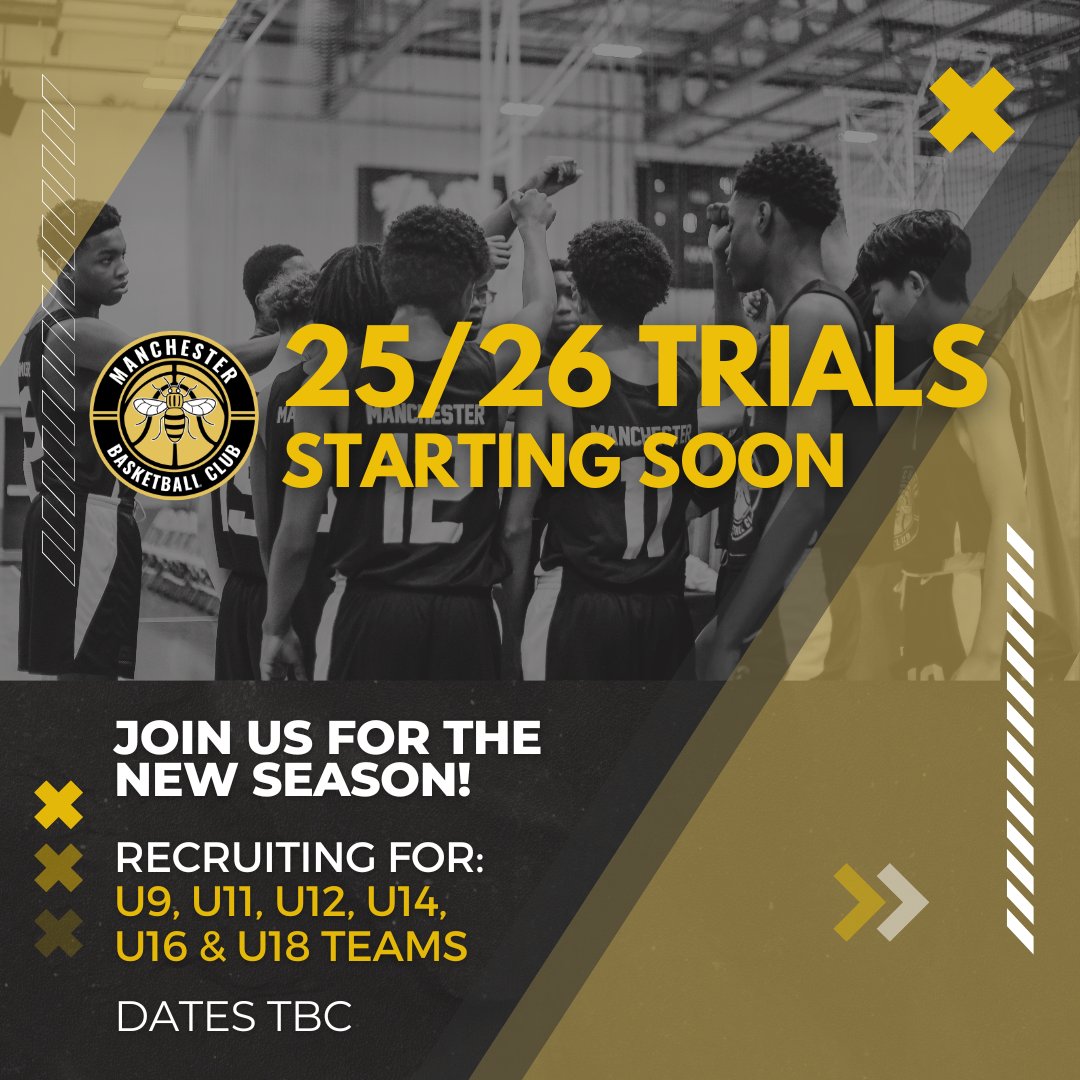Looking for a new club or want to make a start in your basketball career?

We will be hosting trials for new players across our youth teams in due course - keep an eye out for more information soon! 👀⛹️

#HearTheBuzz | #BEElieve | #NBL2425 | #BritishBasketball