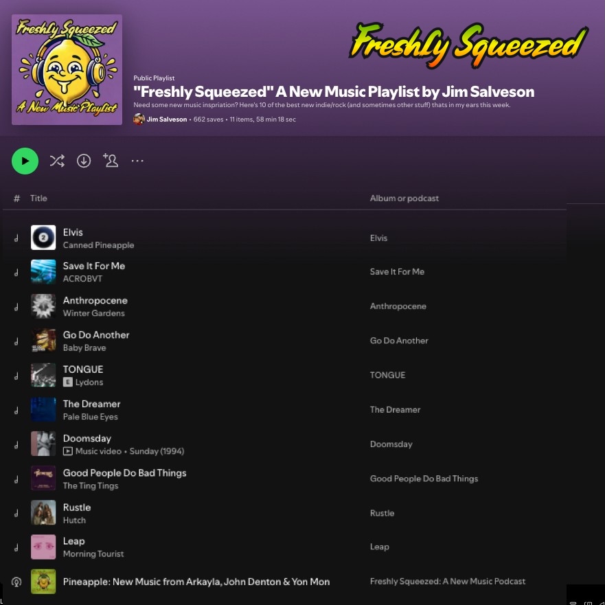 Jim Salveson (@mr_jimbob) on Twitter photo FRIDAY NEW MUSIC DROP!!!
10 New Tunes to get stuck into ahead of the weekend including a BIG return from <a href="/TheTingTings/">The Ting Tings</a> and another chance to check out this weeks Freshly Squeezed pod.
Dip yer bread in!
open.spotify.com/playlist/76Qbr… FRIDAY NEW MUSIC DROP!!!
10 New Tunes to get stuck into ahead of the weekend including a BIG return from <a href="/TheTingTings/">The Ting Tings</a> and another chance to check out this weeks Freshly Squeezed pod.
Dip yer bread in!
open.spotify.com/playlist/76Qbr…