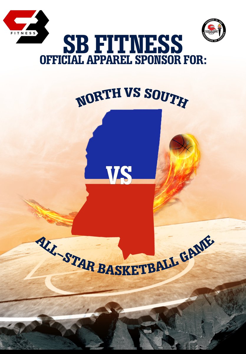 A big thanks to our official apparel sponsor, <a href="/SBFitLLC/">SB Fitness, LLC</a>  who will be providing gear to both our MS/AL &amp; North/South Basketball All-Stars! 🏀🗑️⭐️  
As always, we appreciate your support!